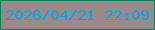 文字の大きさ：1、枠の色：107958、背景の色：958b8b、文字の色：189de3 無料ブログパーツのブログ時計