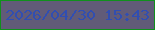 文字の大きさ：1、枠の色：10901d、背景の色：615b78、文字の色：314eb1 無料ブログパーツのブログ時計