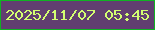 文字の大きさ：3、枠の色：10b223、背景の色：613e70、文字の色：d3fe71 無料ブログパーツのブログ時計