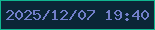 文字の大きさ：4、枠の色：10b68f、背景の色：0b2636、文字の色：727fca 無料ブログパーツのブログ時計