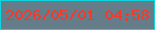 文字の大きさ：5、枠の色：10d5de、背景の色：647d89、文字の色：f7372a 無料ブログパーツのブログ時計