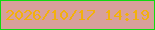 文字の大きさ：3、枠の色：10d910、背景の色：d8a09b、文字の色：f3b00d 無料ブログパーツのブログ時計