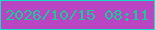 文字の大きさ：1、枠の色：10e0c8、背景の色：b945c3、文字の色：17c99d 無料ブログパーツのブログ時計