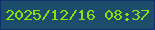 文字の大きさ：1、枠の色：11316b、背景の色：1c4e6b、文字の色：89e309 無料ブログパーツのブログ時計