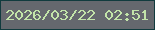 文字の大きさ：2、枠の色：113b3e、背景の色：65686e、文字の色：c2e4a9 無料ブログパーツのブログ時計