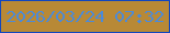 文字の大きさ：4、枠の色：1147bf、背景の色：b88936、文字の色：4d8ad6 無料ブログパーツのブログ時計