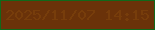 文字の大きさ：1、枠の色：11681a、背景の色：6a3209、文字の色：773d0b 無料ブログパーツのブログ時計