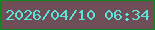 文字の大きさ：1、枠の色：11851d、背景の色：6e4f57、文字の色：5de4d9 無料ブログパーツのブログ時計
