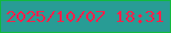 文字の大きさ：4、枠の色：11b83e、背景の色：289c95、文字の色：fa1f4a 無料ブログパーツのブログ時計