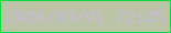 文字の大きさ：3、枠の色：11d942、背景の色：bcc4a7、文字の色：c9bad5 無料ブログパーツのブログ時計