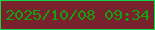 文字の大きさ：1、枠の色：11d948、背景の色：7a212e、文字の色：13a111 無料ブログパーツのブログ時計
