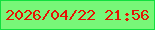 文字の大きさ：4、枠の色：11e03e、背景の色：78f778、文字の色：e71304 無料ブログパーツのブログ時計