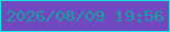 文字の大きさ：5、枠の色：11e9e1、背景の色：7148c0、文字の色：17a19e 無料ブログパーツのブログ時計