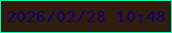 文字の大きさ：1、枠の色：11f7ae、背景の色：2f1e10、文字の色：160165 無料ブログパーツのブログ時計