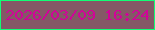 文字の大きさ：1、枠の色：11ff75、背景の色：845866、文字の色：d00498 無料ブログパーツのブログ時計