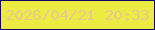 文字の大きさ：2、枠の色：120760、背景の色：eceb42、文字の色：e9c991 無料ブログパーツのブログ時計