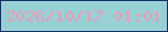 文字の大きさ：1、枠の色：122c67、背景の色：97d1d5、文字の色：eb9bb6 無料ブログパーツのブログ時計