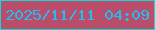 文字の大きさ：5、枠の色：12d9d9、背景の色：ba4d6a、文字の色：24bcf4 無料ブログパーツのブログ時計