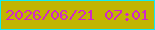 文字の大きさ：1、枠の色：12ecf2、背景の色：c2b502、文字の色：d228c7 無料ブログパーツのブログ時計