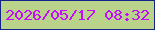 文字の大きさ：3、枠の色：13238a、背景の色：bad38a、文字の色：c30bff 無料ブログパーツのブログ時計