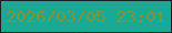 文字の大きさ：2、枠の色：13251e、背景の色：18aa95、文字の色：829131 無料ブログパーツのブログ時計