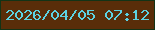 文字の大きさ：4、枠の色：133316、背景の色：592d09、文字の色：5cd3e3 無料ブログパーツのブログ時計