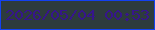 文字の大きさ：5、枠の色：1341f1、背景の色：2d3b3d、文字の色：36158c 無料ブログパーツのブログ時計