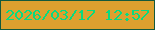 文字の大きさ：3、枠の色：13593c、背景の色：dca02f、文字の色：06da81 無料ブログパーツのブログ時計