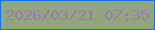 文字の大きさ：3、枠の色：1372e3、背景の色：92a480、文字の色：997aa8 無料ブログパーツのブログ時計