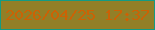 文字の大きさ：3、枠の色：139b83、背景の色：927f27、文字の色：cb6205 無料ブログパーツのブログ時計