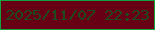 文字の大きさ：2、枠の色：13a33e、背景の色：670015、文字の色：1f4a1e 無料ブログパーツのブログ時計
