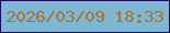 文字の大きさ：2、枠の色：140d58、背景の色：7eb7d4、文字の色：a57629 無料ブログパーツのブログ時計