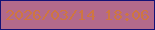 文字の大きさ：3、枠の色：141176、背景の色：b36a8b、文字の色：ce7641 無料ブログパーツのブログ時計