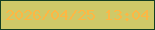 文字の大きさ：3、枠の色：143e22、背景の色：cfc968、文字の色：fdb744 無料ブログパーツのブログ時計