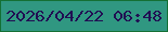文字の大きさ：1、枠の色：147034、背景の色：309781、文字の色：210e53 無料ブログパーツのブログ時計