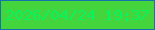 文字の大きさ：4、枠の色：1473ac、背景の色：43d53b、文字の色：05f461 無料ブログパーツのブログ時計