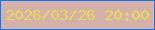 文字の大きさ：5、枠の色：1476ee、背景の色：d5b2a9、文字の色：e6dc5a 無料ブログパーツのブログ時計