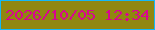文字の大きさ：1、枠の色：14b8f7、背景の色：908711、文字の色：d90591 無料ブログパーツのブログ時計