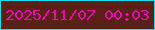 文字の大きさ：4、枠の色：14dcf9、背景の色：5a1f17、文字の色：eb07b3 無料ブログパーツのブログ時計