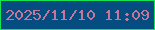 文字の大きさ：2、枠の色：14e354、背景の色：054d80、文字の色：c8759a 無料ブログパーツのブログ時計