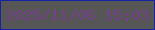 文字の大きさ：4、枠の色：1523a4、背景の色：575657、文字の色：75408a 無料ブログパーツのブログ時計