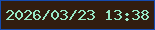 文字の大きさ：4、枠の色：154baf、背景の色：311d10、文字の色：98e9c7 無料ブログパーツのブログ時計