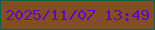 文字の大きさ：5、枠の色：155f4e、背景の色：814f22、文字の色：6304c7 無料ブログパーツのブログ時計