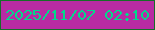 文字の大きさ：4、枠の色：156e28、背景の色：b82ba3、文字の色：01da8b 無料ブログパーツのブログ時計