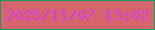 文字の大きさ：1、枠の色：159a64、背景の色：d5666d、文字の色：d93bdf 無料ブログパーツのブログ時計