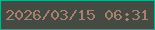 文字の大きさ：1、枠の色：15ad8a、背景の色：454a43、文字の色：a7806e 無料ブログパーツのブログ時計
