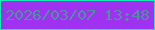 文字の大きさ：4、枠の色：15eab2、背景の色：9e32f0、文字の色：4b949f 無料ブログパーツのブログ時計