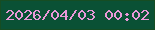 文字の大きさ：3、枠の色：164d23、背景の色：0a5135、文字の色：ea98d9 無料ブログパーツのブログ時計