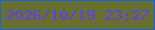 文字の大きさ：5、枠の色：1663e0、背景の色：676f31、文字の色：5f3cef 無料ブログパーツのブログ時計