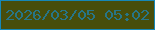文字の大きさ：2、枠の色：1687b7、背景の色：474d0b、文字の色：277588 無料ブログパーツのブログ時計